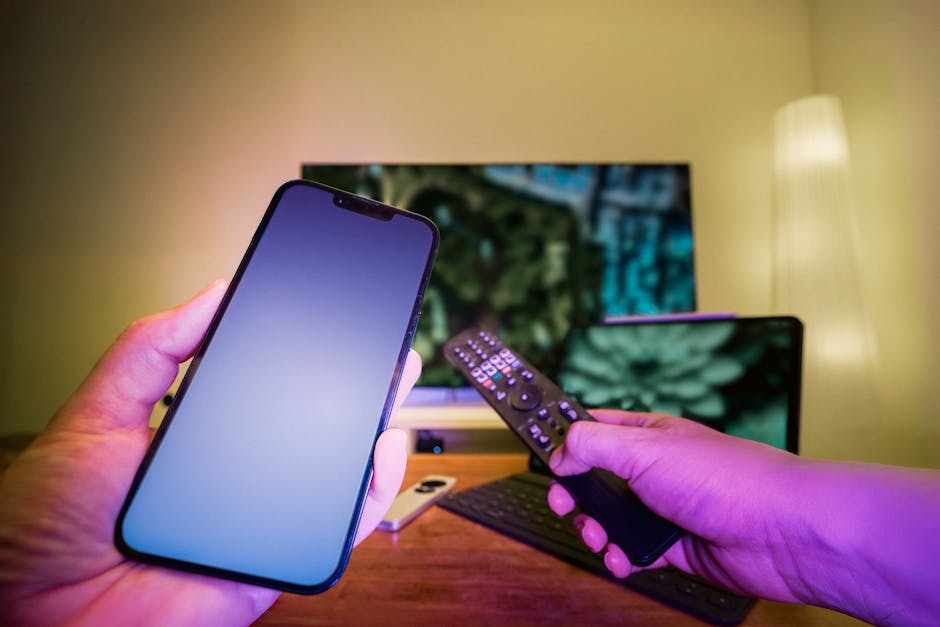 High-tech entertainment room